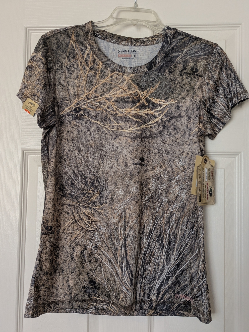 Magellan Mossy Oak Camo Women's Short Sleeve Top